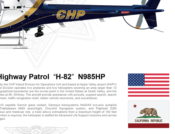 California Highway Patrol Airbus H125 
