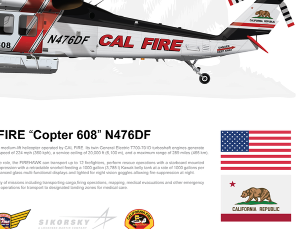 CAL FIRE FIREHAWK 