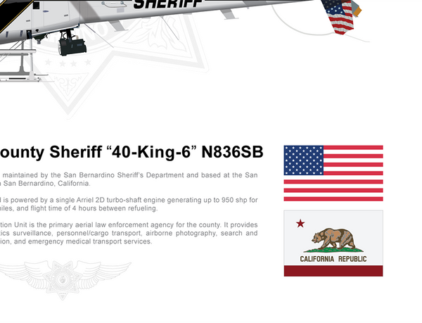 San Bernardino County Sheriff H125 “40-King-6” N836SB - Lian Media