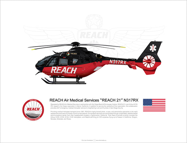 REACH Air Medical Services Airbus EC135 