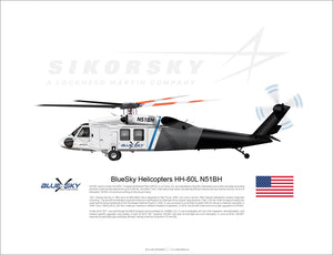 BlueSky Helicopters Black Hawk HH-60L N51BH