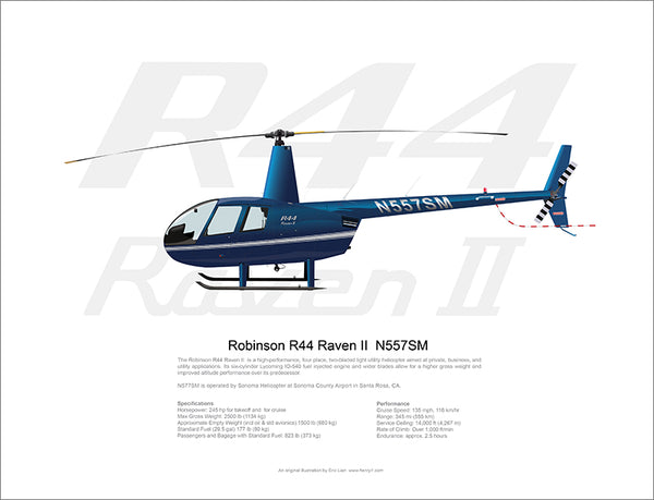 Robinson R44 Raven II N557SM - HELICO - Lian Media