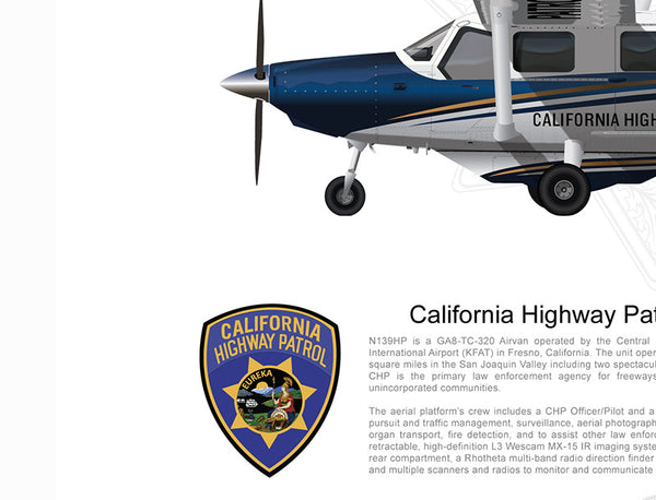 California Highway Patrol GA8 Airvan 