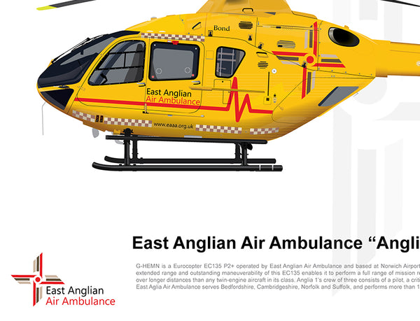 East Anglian Air Ambulance Airbus EC135 