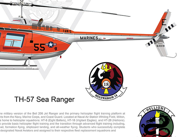 TH-57 Sea Ranger Marines - Bell 206 - Lian Media