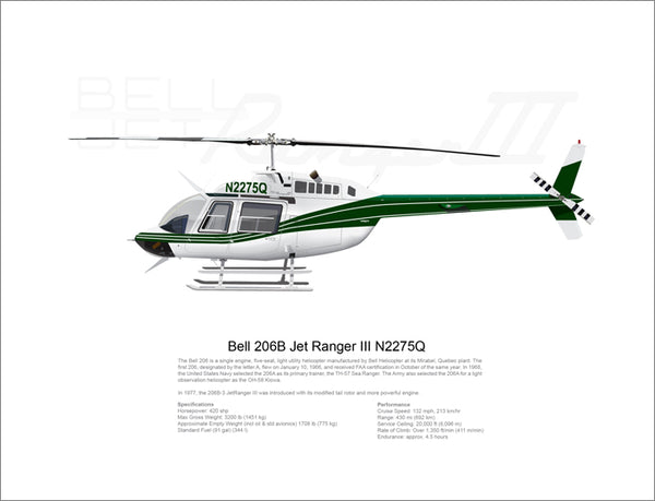 Bell 206B Jet Ranger III N2275Q - Lian Media