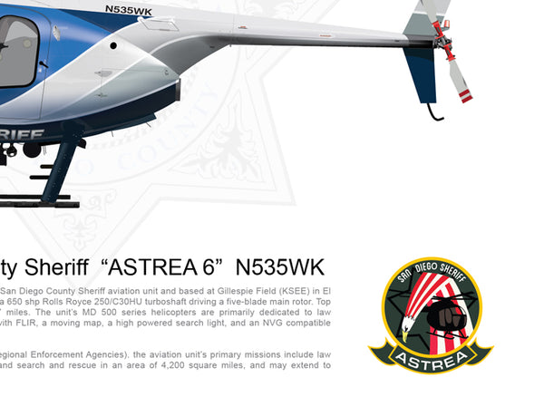 San Diego County Sheriff MD530F “ASTREA 6” N535WK - Lian Media
