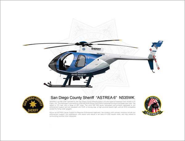 San Diego County Sheriff MD530F “ASTREA 6” N535WK - Lian Media San Diego County Sheriff MD530F “ASTREA 6” N535WK - Lian Media