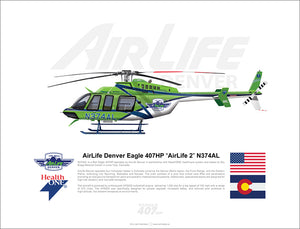 AirLife Denver Eagle 407HP “AirLife 2” N374AL