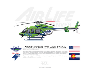 AirLife Denver Eagle 407HP “AirLife 3” N776AL