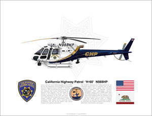 California Highway Patrol Airbus H125 "H-60" N988HP