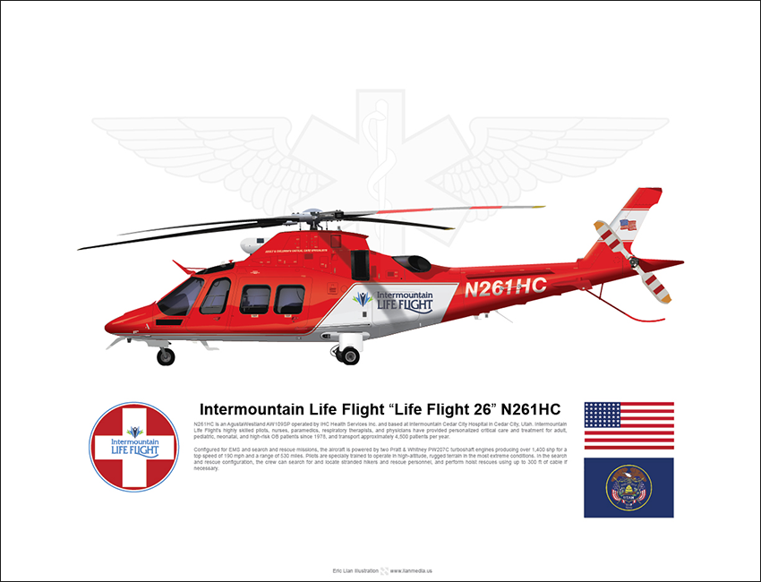 Intermountain Life Flight AW109SP 