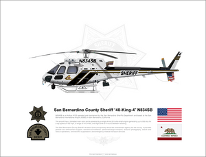 San Bernardino County Sheriff H125 “40-King-4” N834SB