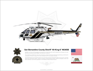 San Bernardino County Sheriff H125 “40-King-6” N836SB