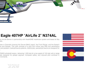 AirLife Denver Eagle 407HP “AirLife 2” N374AL