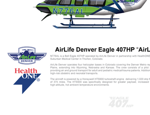 AirLife Denver Eagle 407HP “AirLife 3” N776AL