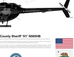 Butte County Sheriff Bell 505 "H1" N505HB
