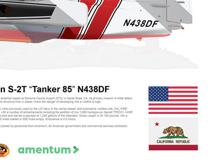 CAL FIRE Sonoma Air Attack S-2T Airtanker 85 N438DF