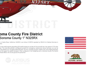Sonoma County Fire District Airbus H135 "Sonoma County 1" N325RX