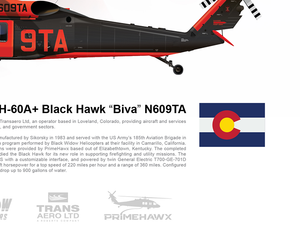 Trans Aero Ltd. UH-60A+ Black Hawk “Biva” N609TA