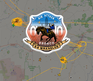 Die Cut Sticker: "S-2 Wrangler" - Air Attack - Bronco OV-10