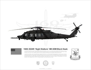 US ARMY 160th SOAR “Night Stalkers” MH-60M Black Hawk