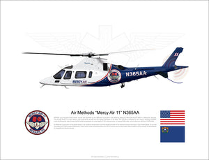 Air Methods “Mercy Air 11” Agusta A109E POWER N365AA