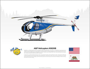 A&P HELICOPTERS HUGHES 369 / MD 500D N502HB