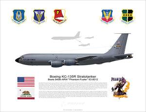 BEALE 940th ARW KC-135R "Phantom Fueler" 63-8012
