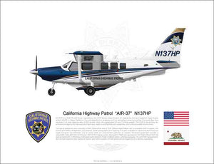California Highway Patrol GA8 Airvan "AIR-37" N137HP