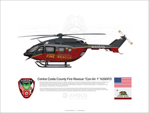 CONTRA COSTA COUNTY FIRE RESCUE EC145 "Con Air 1" N390FD