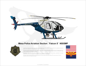 Mesa Police Aviation Section MD500E "Falcon 5" N505MP