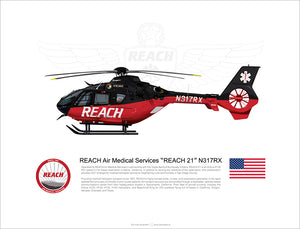 REACH Air Medical Services Airbus EC135 "Reach 21" N317RX VIEJAS