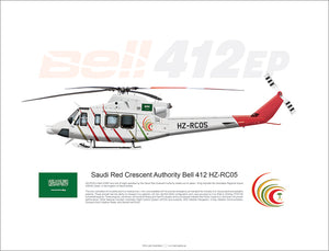 Saudi Red Crescent Authority Bell 412 HZ-RC05