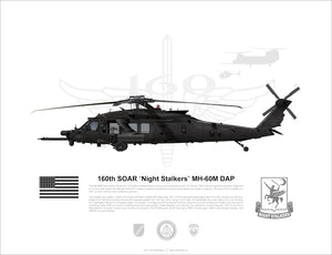 US ARMY 160th SOAR “Night Stalkers” MH-60M DAP