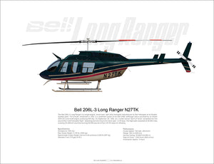 BELL 206L-3 LONG RANGER N27TK - HELICO