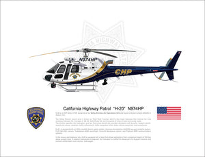 California Highway Patrol Airbus H125 "H-20" N974HP