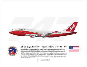 Global SuperTanker 944 Boeing 747 N744ST