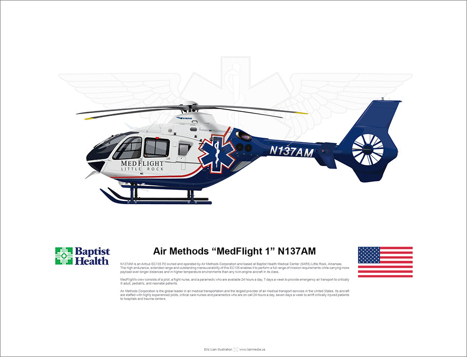 Air Methods “MedFlight 1” N137AM AIRBUS EC135