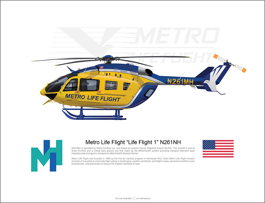 METRO LIFE FLIGHT "Life Flight 1" Airbus EC145 N261MH