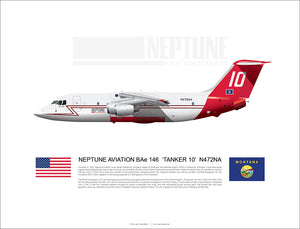 Neptune Aviation BAE 146 'Tanker 10' N472NA