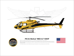 PHI Air Medical Airbus AS350 "MED 4-1" N384PH