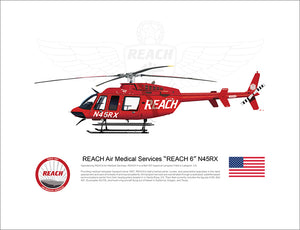 REACH Air Medical Services Bell 407 "REACH 6" N45RX