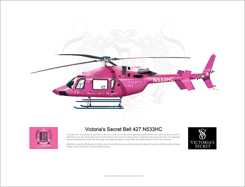 Victoria's Secret Bell 427 N533HC