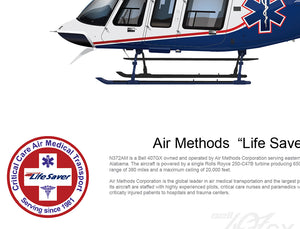 Air Methods  “Life Saver 3”  N372AM - Bell 407GX