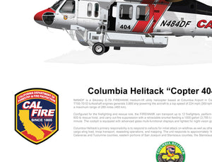 Cal Fire FIREHAWK Columbia Copter 404 N484DF - Static