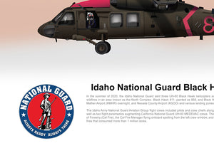 Idaho National Guard Black Hawks 858 859 California Fires