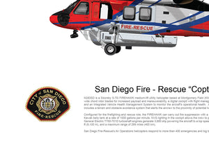 San Diego Fire Rescue FIREHAWK Copter 3 N283SD - Static