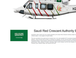 Saudi Red Crescent Authority Bell 412 HZ-RC05