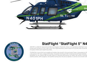StatFlight “StatFlight 5” N401PH Bell 407 - Dark paint scheme